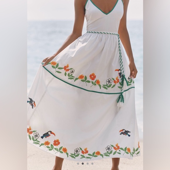 Anthropologie Celandine Embroidered Midi Dress, Various Sizes NWT - Picture 2 of 8